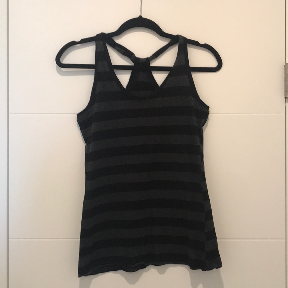 Realitee Striped Racerback Tanktop